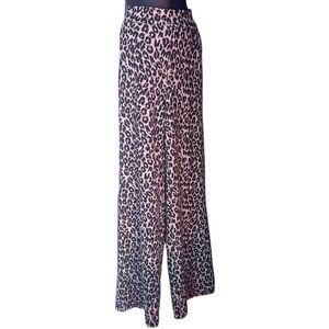 Leopard print wide leg